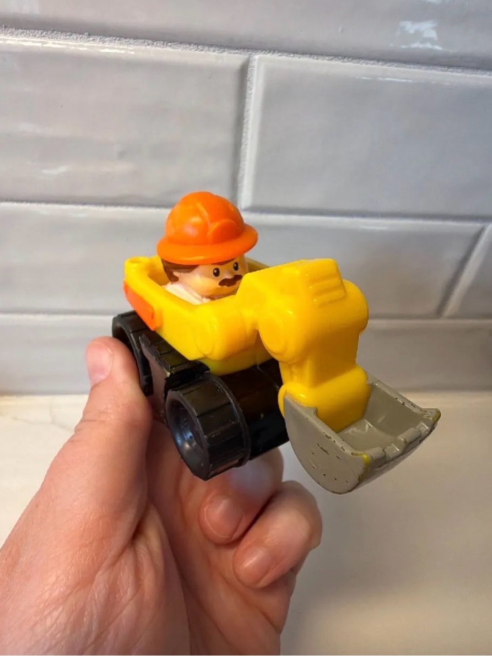 Little People Digger Excavator Construction Truck Wheelie